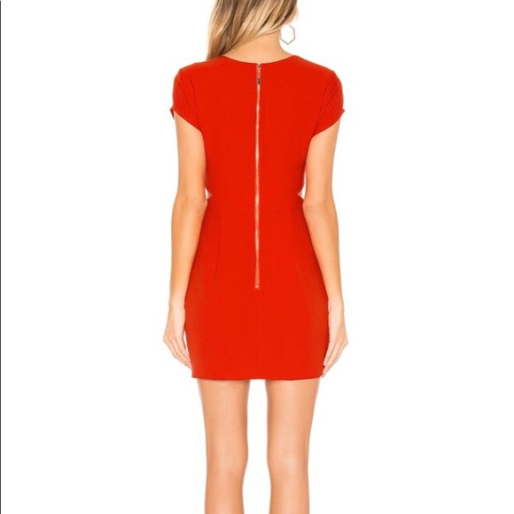 x Naven Violet Dress in Flame Scarlet - Picture 3 of 6